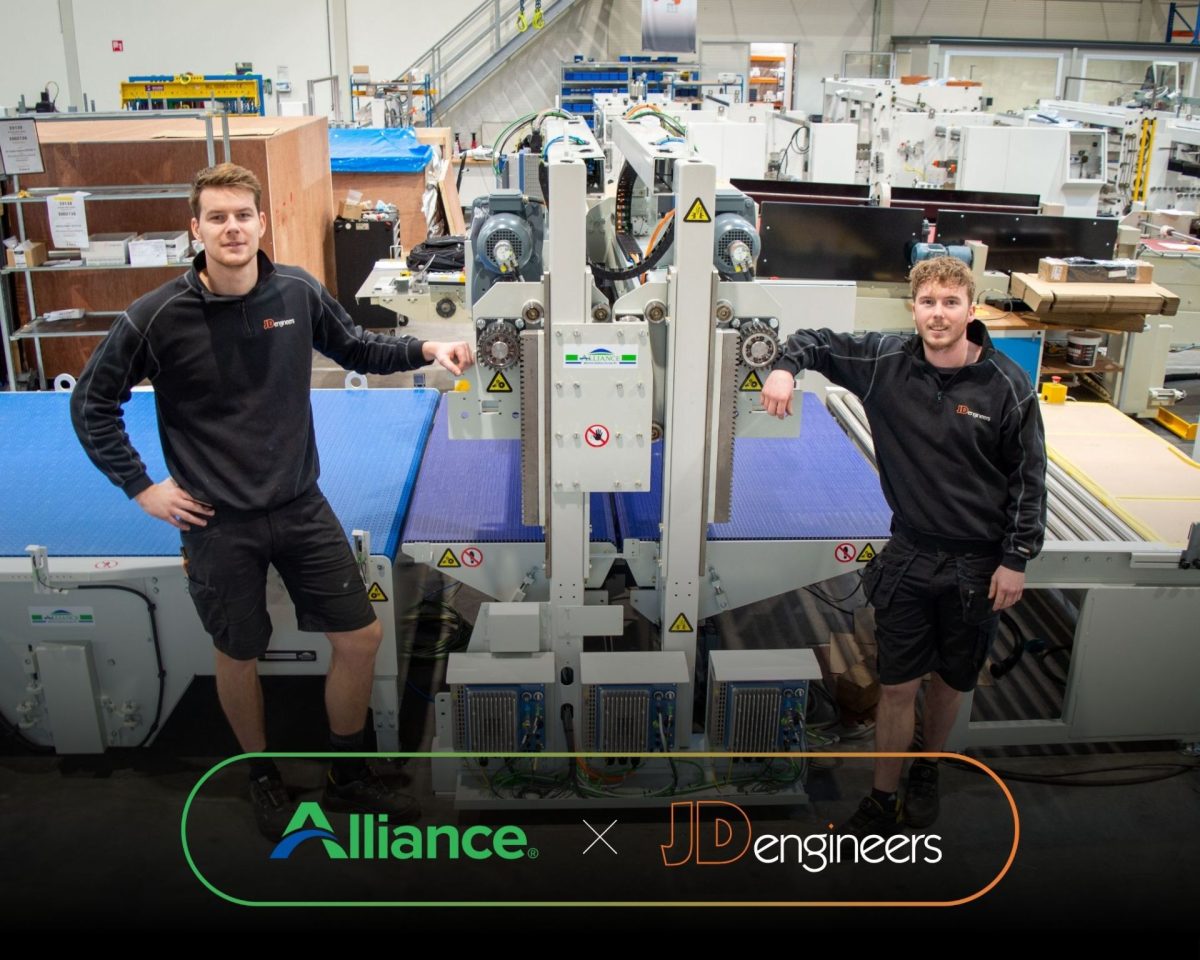 first joint manufacturing project with Alliance Machine Systems Europe ...